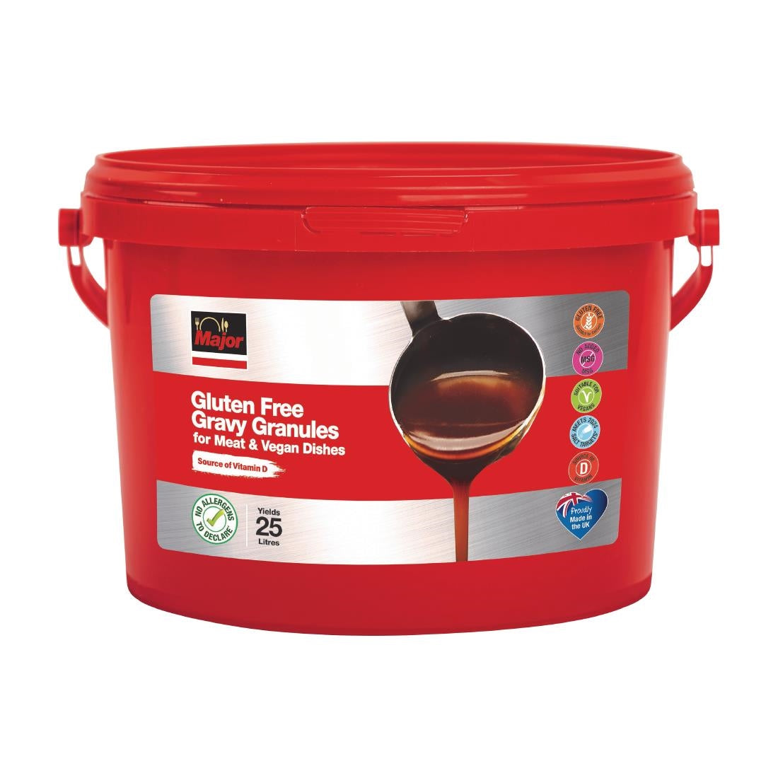 KA124 Major Instant Gluten Free Gravy Granules with Vitamin D - Meat 1.88kg