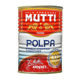 KA137 Mutti Finely Chopped Tomatoes 440g (Pack of 12) - JD Catering Equipments Ltd