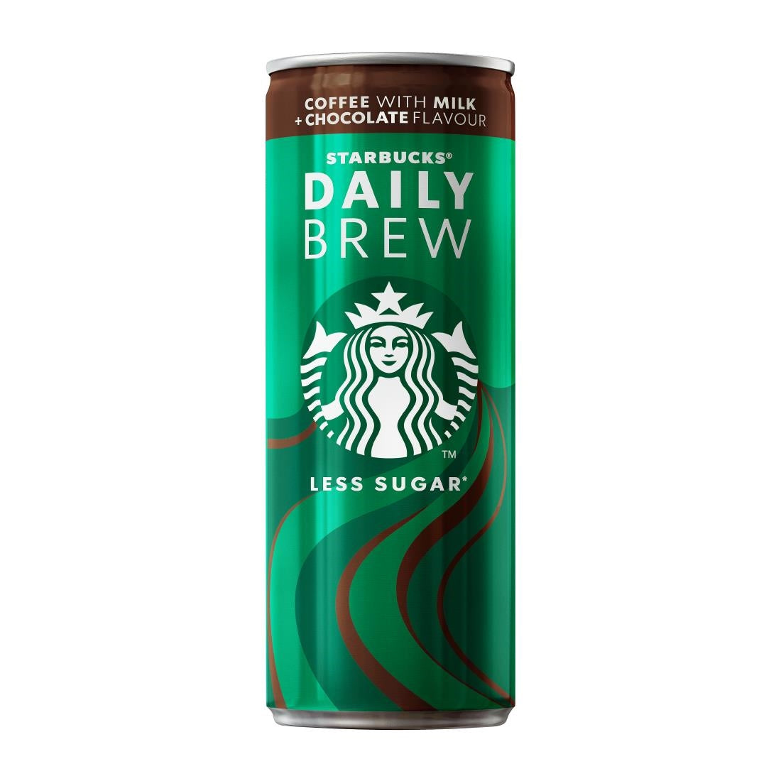 KA193 Starbucks Daily Brew Iced Coffee with Milk and Chocolate Cans 250ml (Pack of 12)