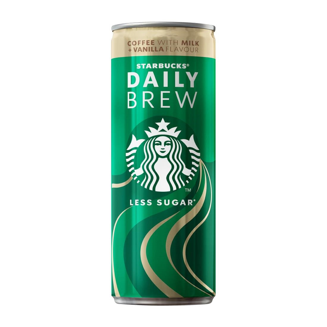 KA194 Starbucks Daily Brew Iced Coffee with Milk and Vanilla Cans 250ml (Pack of 12)