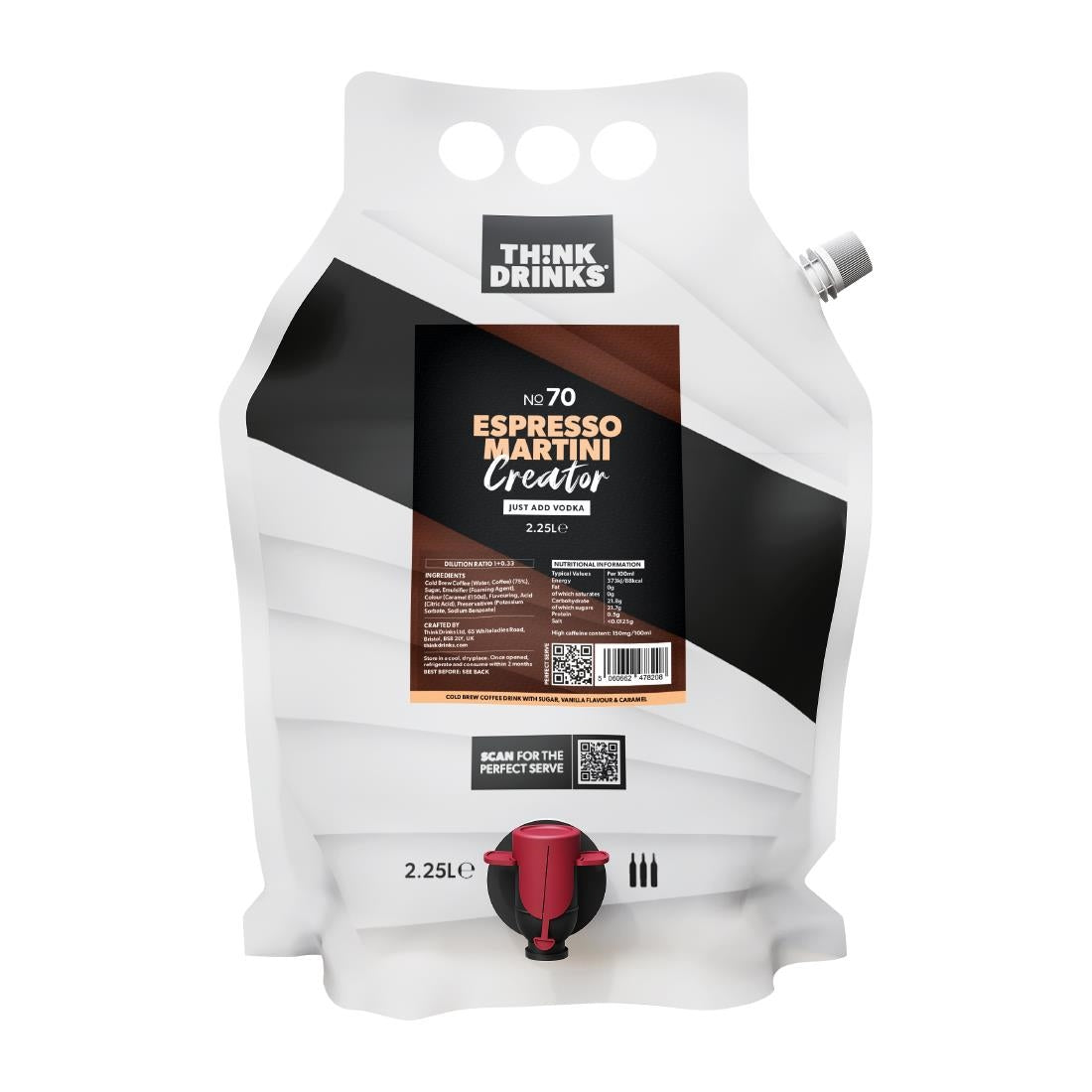 KA253 Think Drinks Espresso Martini Creator 2.25Ltr (Pack of 2)