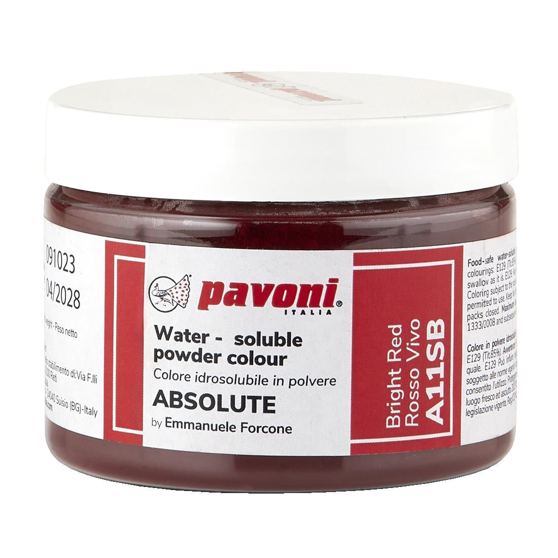 KA339 Pavoni Water Soluble Powder Bright Red 50g