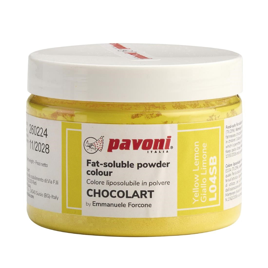 KA346 Pavoni Liposoluble Colours Lemon Yellow 40g