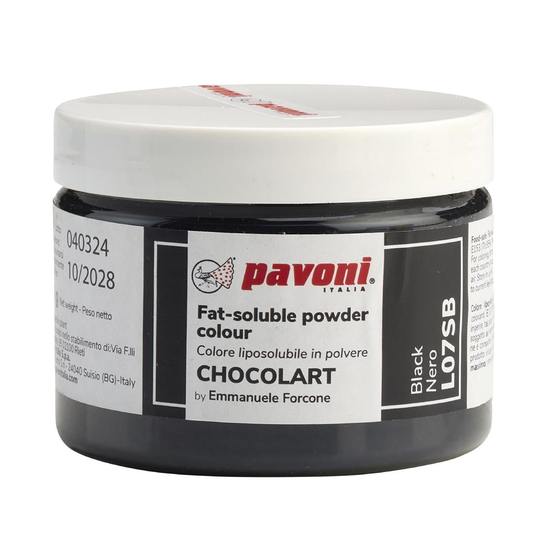 KA348 Pavoni Liposoluble Colours Black 40g