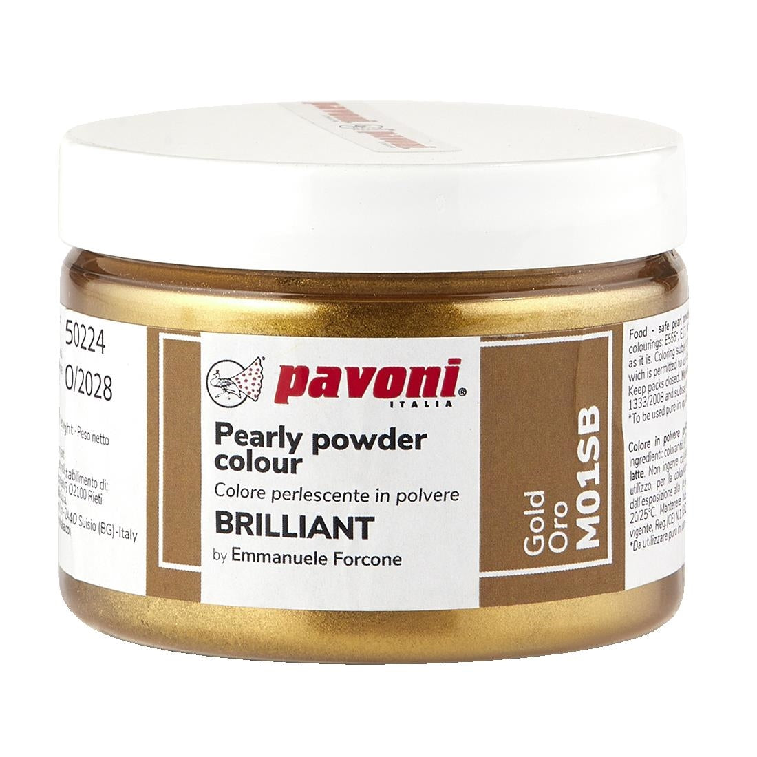 KA349 Pavoni Metallic Powder Gold 40g