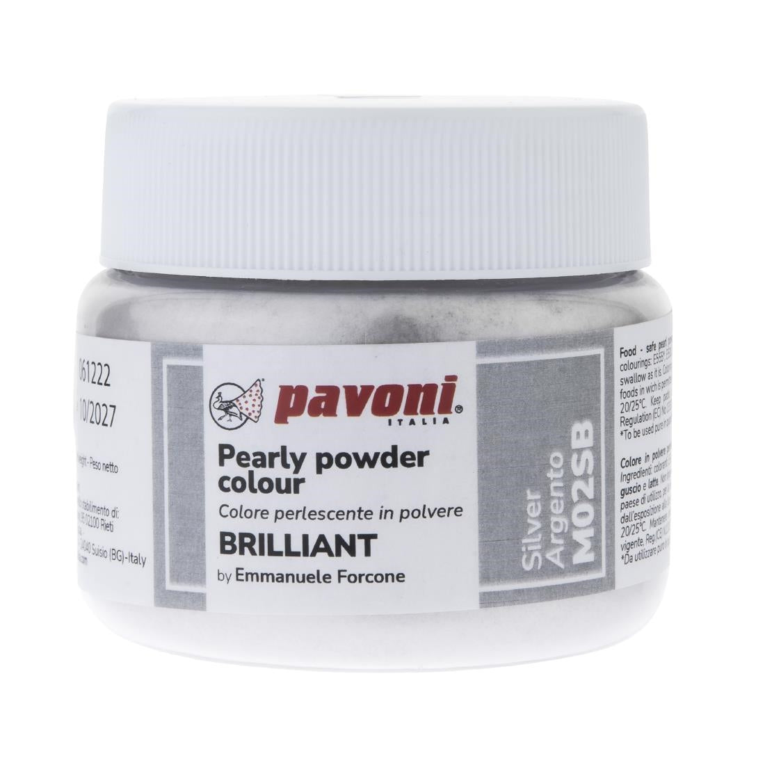 KA350 Pavoni Metallic Powder Sliver 40g