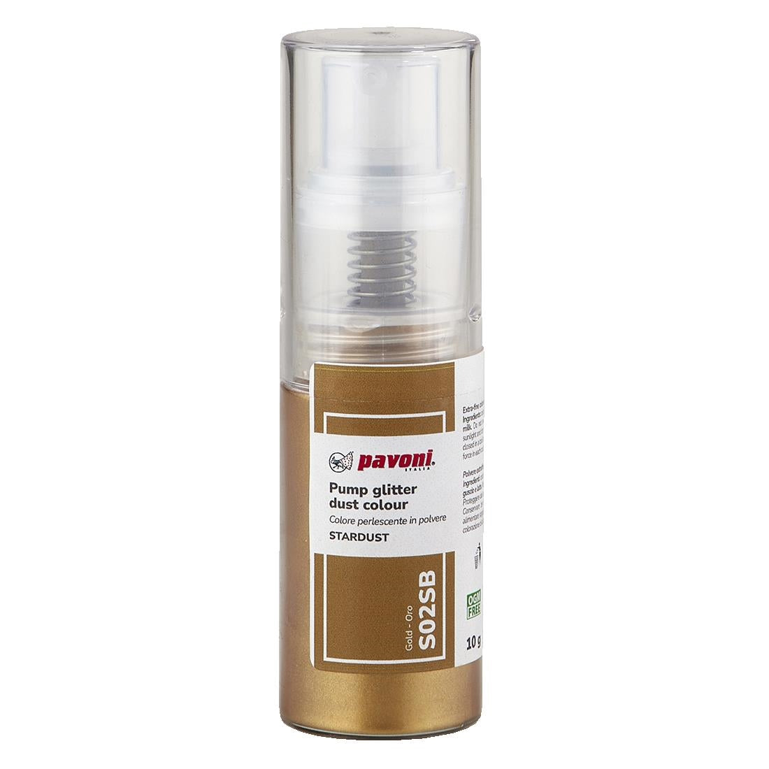 KA351 Pavoni Spray Pump Stardust Gold 10g