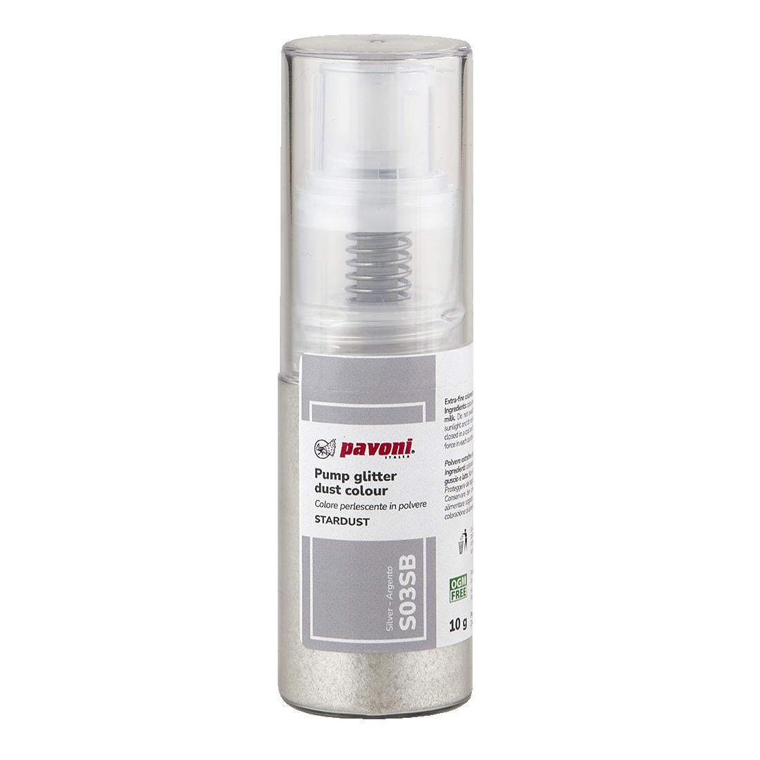 KA352 Pavoni Spray Pump Stardust Silver 10g