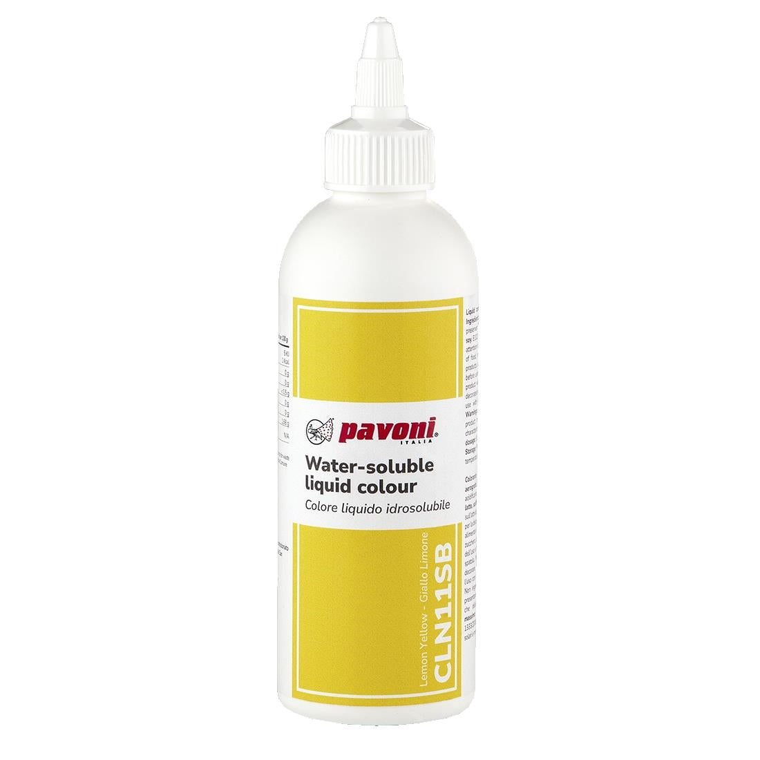 KA355 Pavoni Liquid Colours Lemon Yellow 190ml