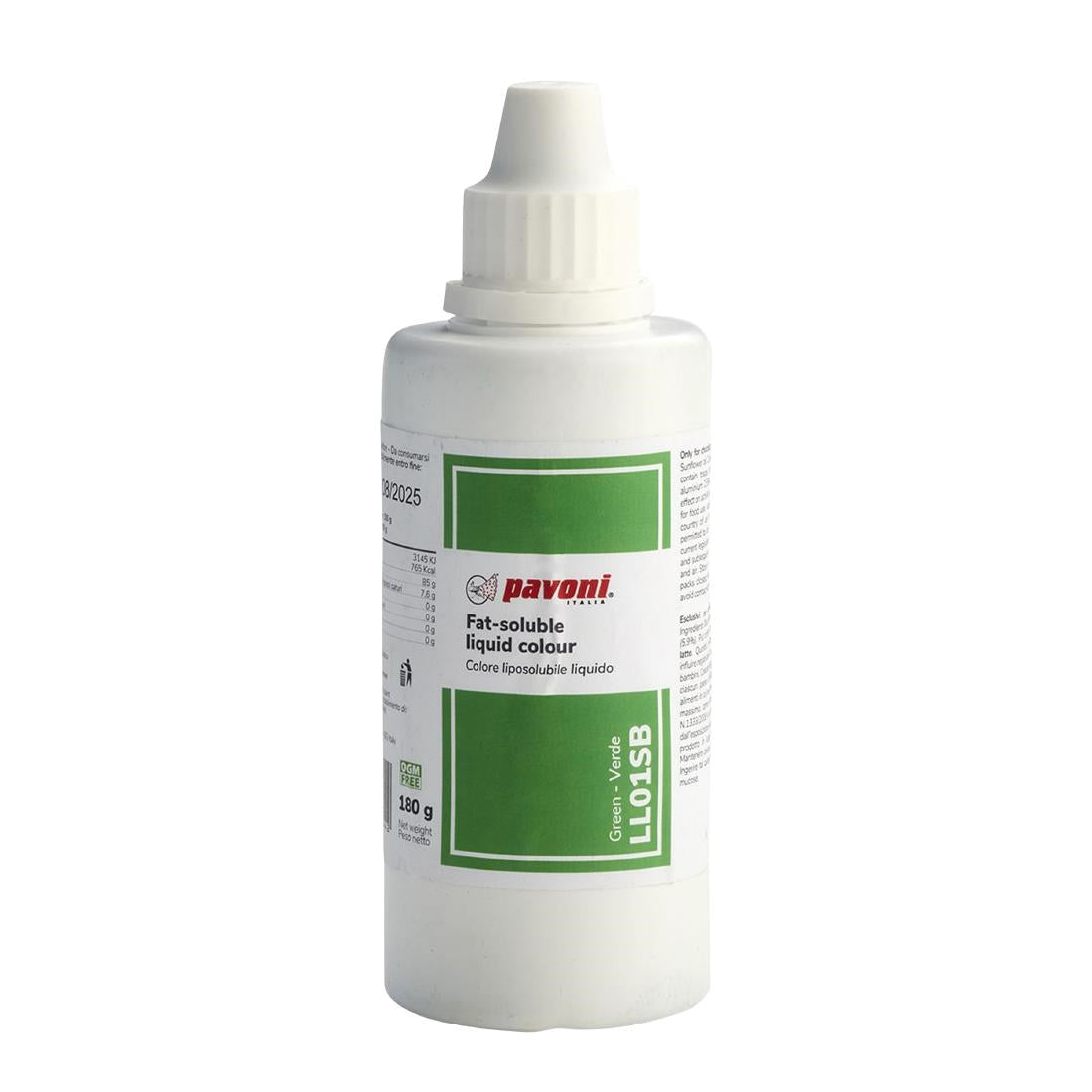 KA359 Pavoni Liposoluble Liquid Colours Green 180g