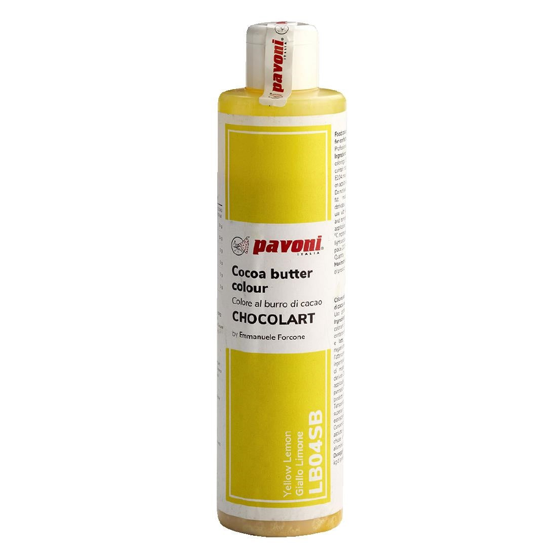 KA365 Pavoni Lemon Yellow Coloured Cocoa Butter 200g