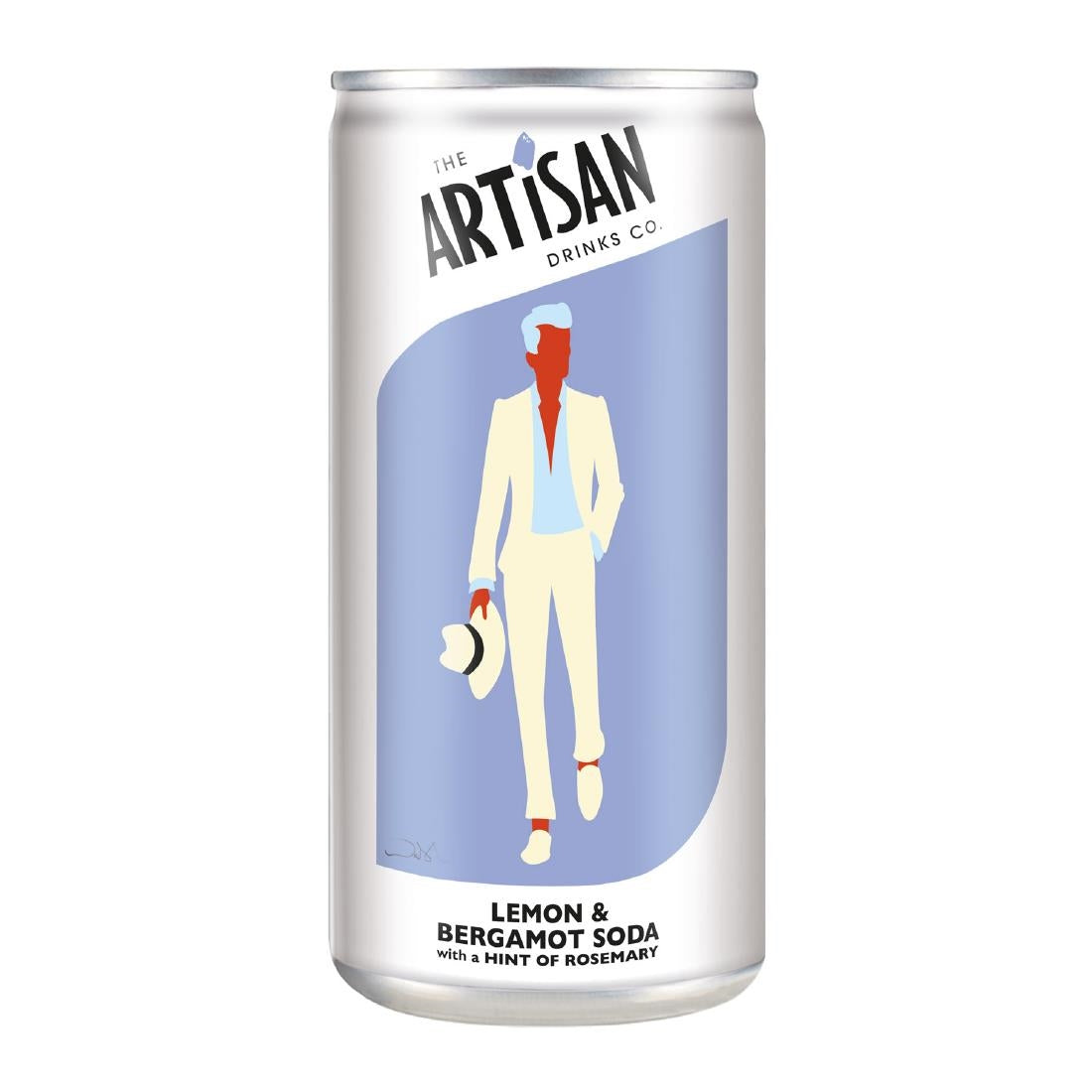 KA429 Artisan Drinks Cloudy Lemon & Bergamot Soda Cans 250ml (Pack of 12)