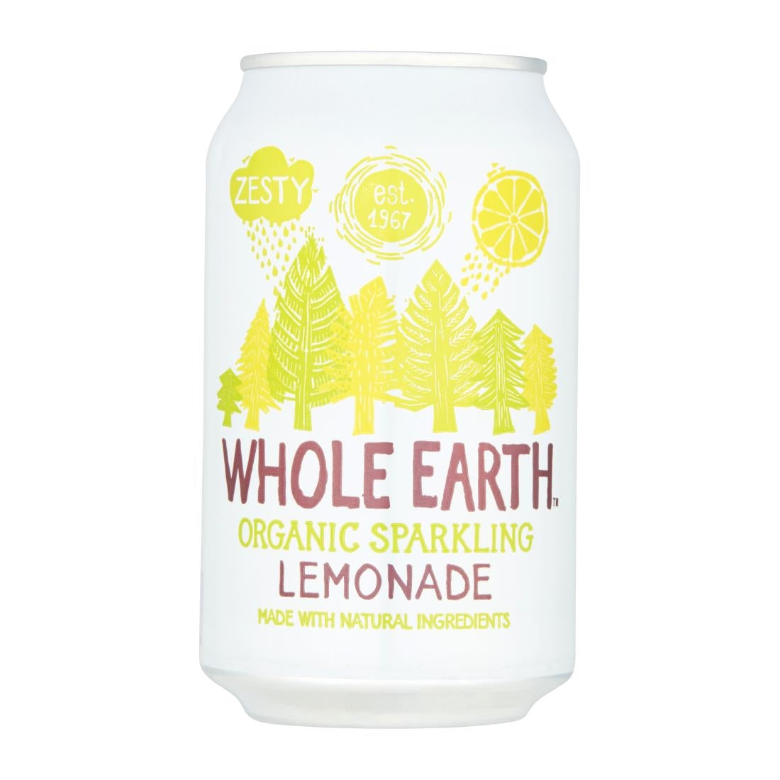 KA521 Whole Earth Organic Sparkling Lemonade Drink 330ml (Pack of 24)