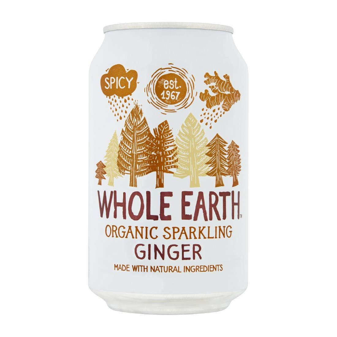 KA527 Whole Earth Organic Sparkling Ginger Drink 330ml (Pack of 24)