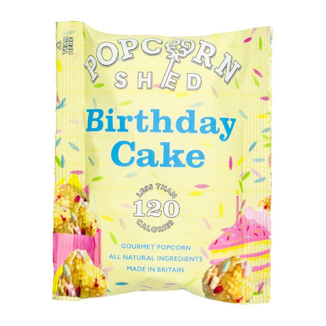 KA530 Popcorn Shed Birthday Cake Popcorn Snack Pack 24g (Pack of 16)