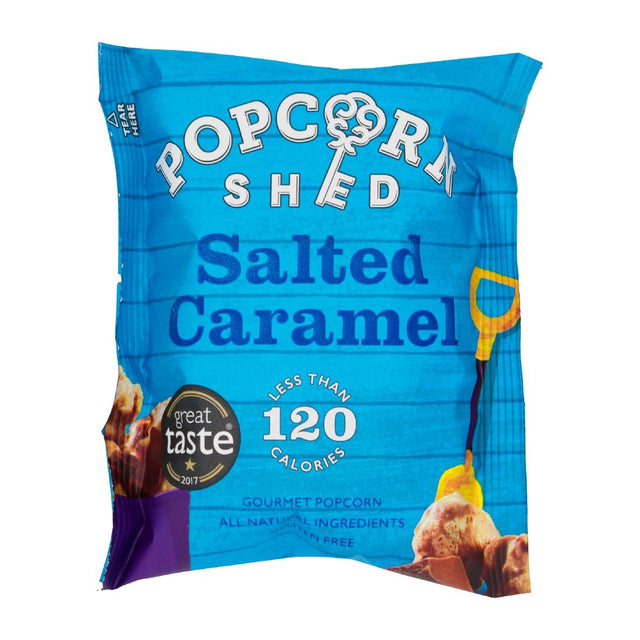 KA535 Popcorn Shed Salted Caramel Popcorn Snack Pack 24g (Pack of 16)