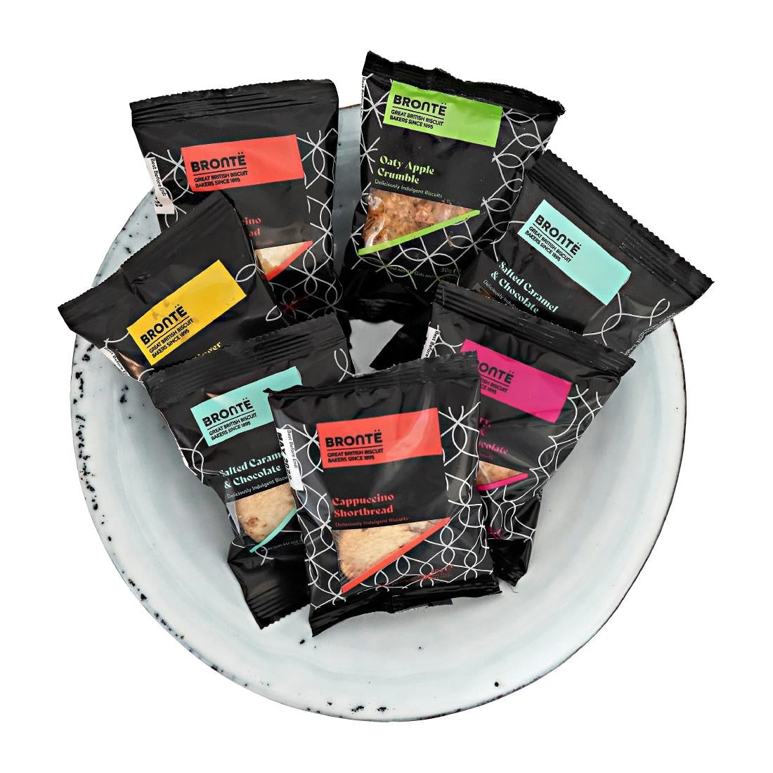 KA641 - Bronte Luxury Mini Packs Assorted Biscuits 5 Varieties 30g (100 Pack)