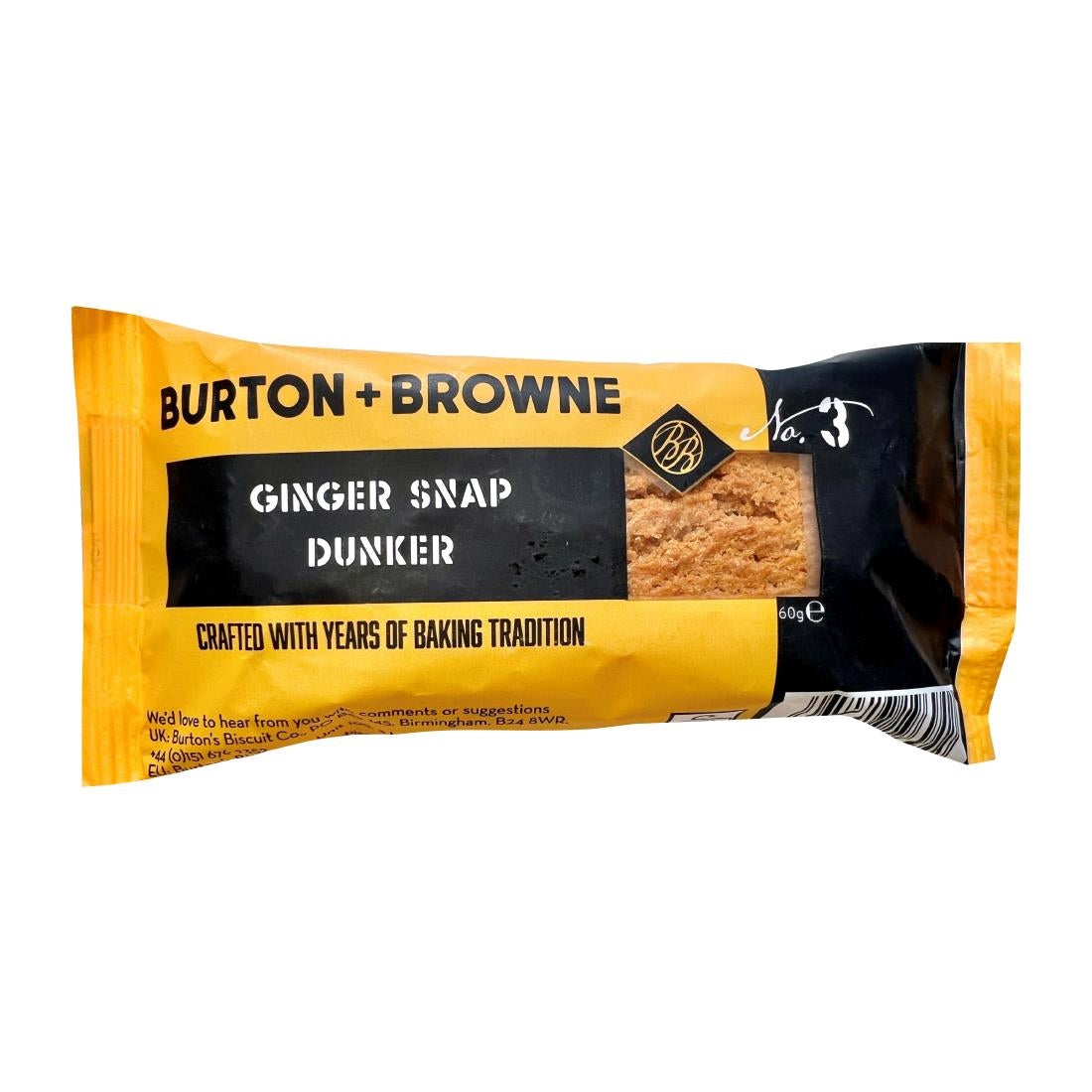 KA653 - Burton & Browne Ginger Snap Dunker 60g (24 Pack)