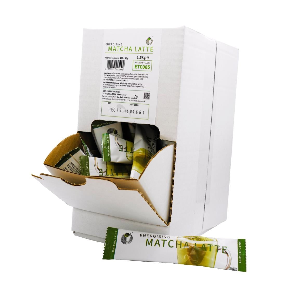 Café Etc Energising Instant Matcha Sticks (50 Pack)