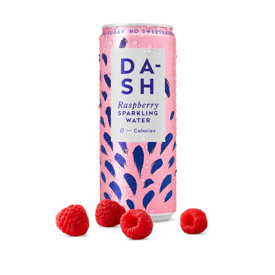 DASH Raspberry Sparkling Water 330ml (12 Pack)