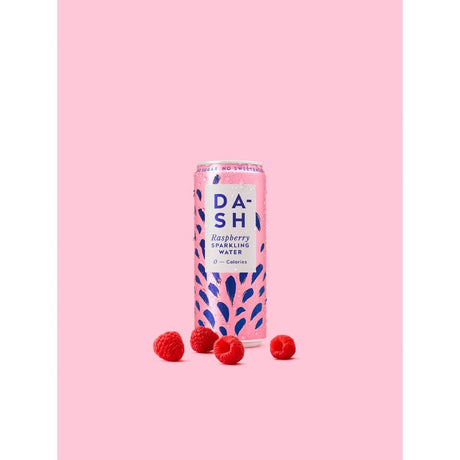 DASH Raspberry Sparkling Water 330ml (12 Pack)
