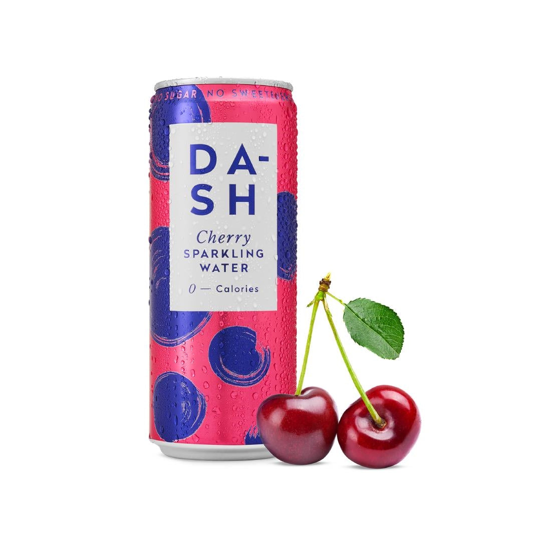 DASH Cherry Sparkling Water 330ml (12 Pack)