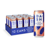 DASH Peach Sparkling Water 330ml (12 Pack)