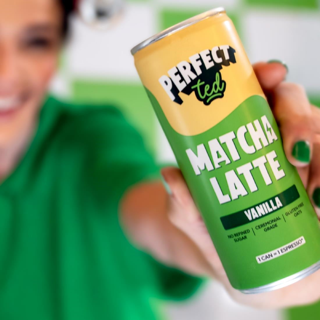 PerfectTed Matcha Latte Vanilla 250ml (12 Pack)