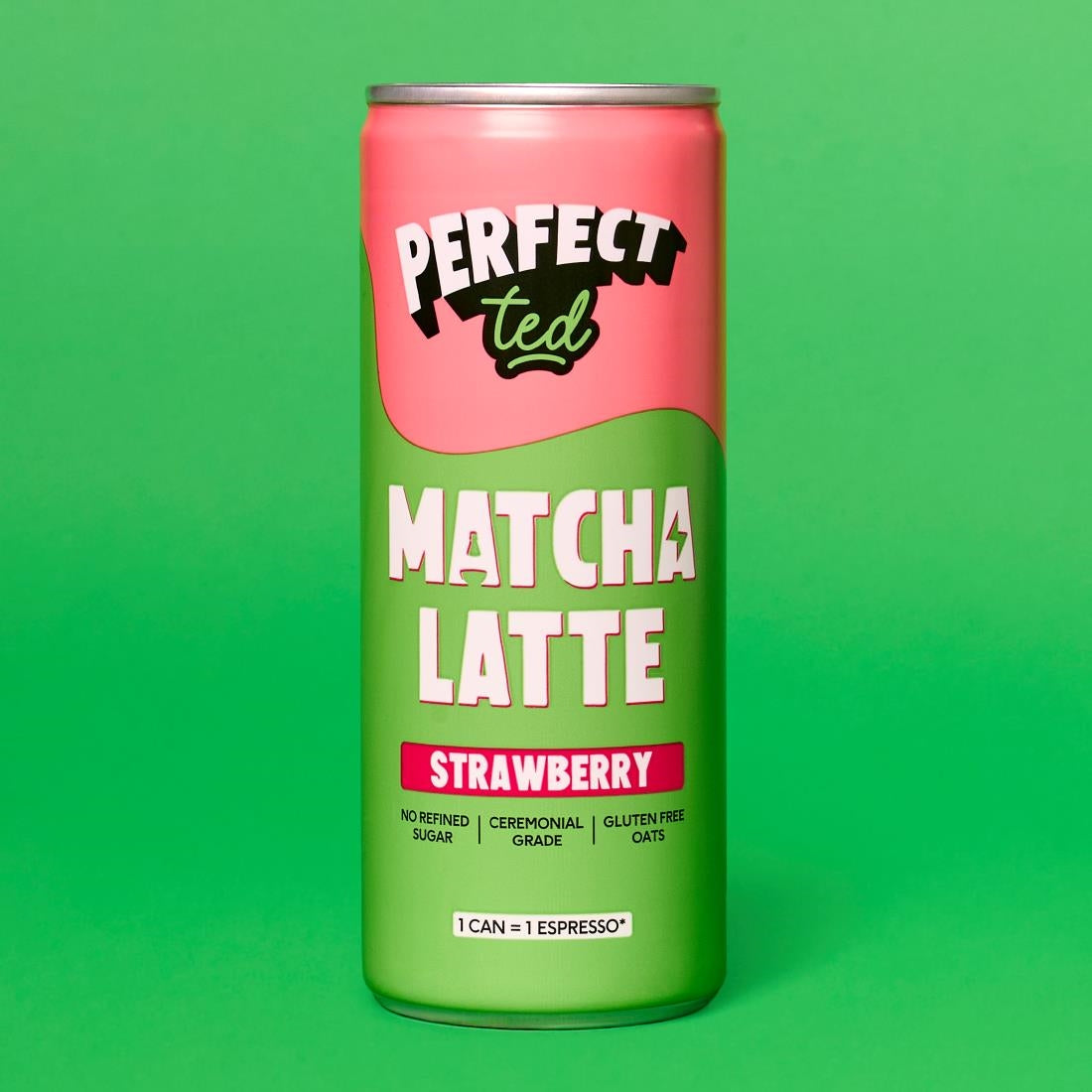 PerfectTed Matcha Latte Strawberry 250ml (12 Pack)