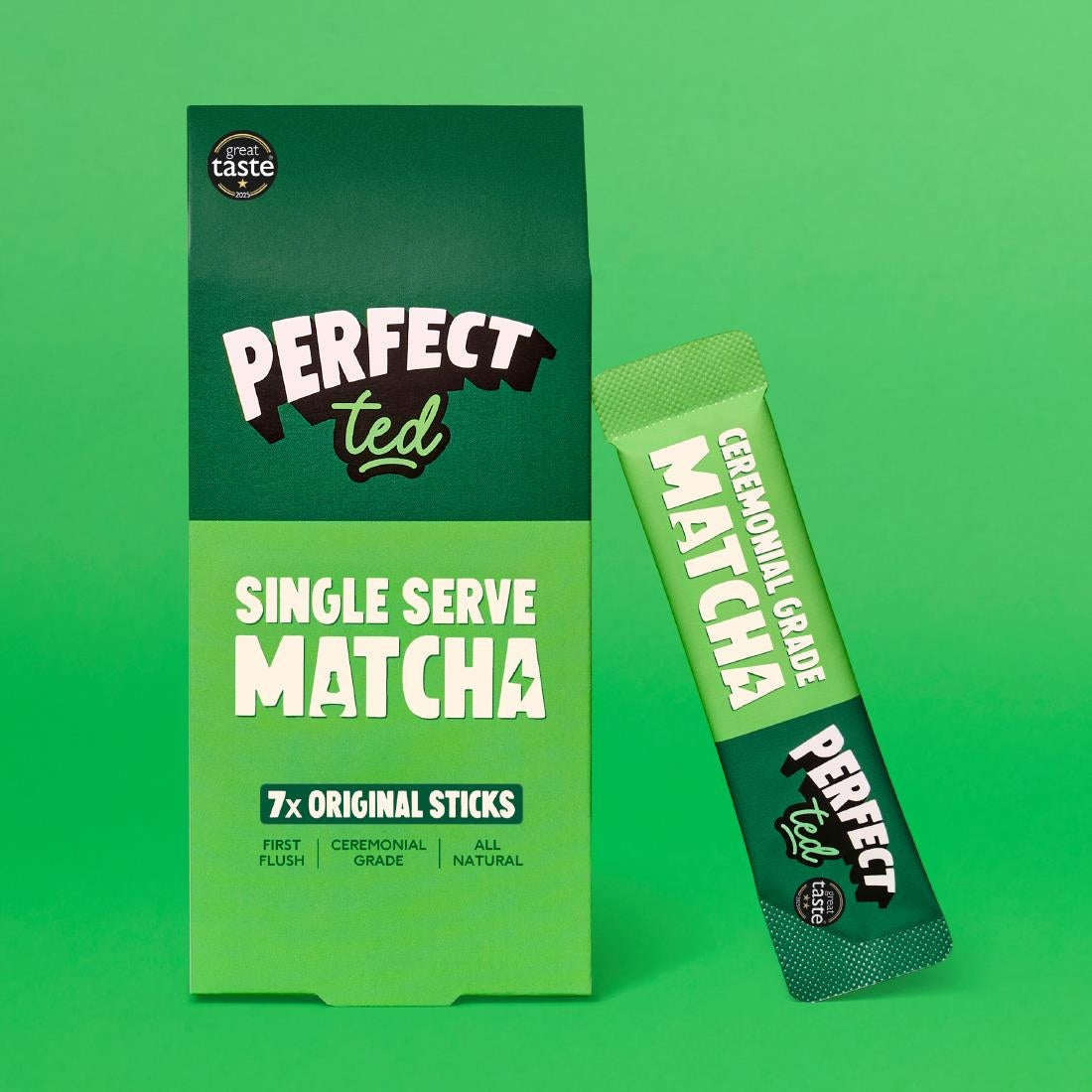 PerfectTed Matcha Sticks 1.5g (84 Pack)