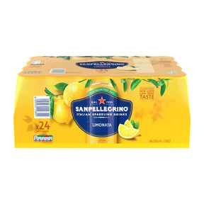 San Pelligrino Lemon Cans 330ml (24 Pack)