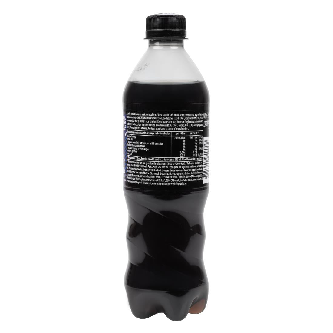 Pepsi Max Bottles 500ml (24 Pack)