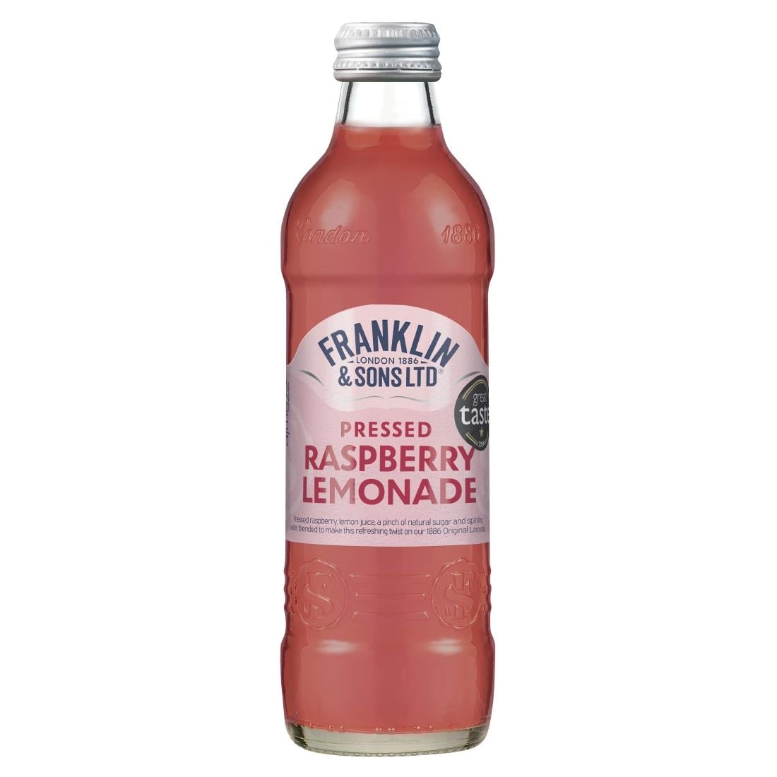 Franklin & Sons Pressed Raspberry Lemonade 275ml (12 Pack)