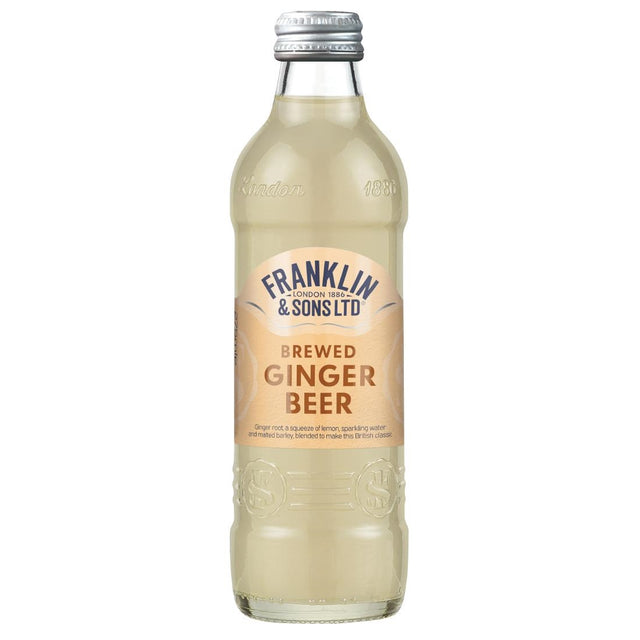 Franklin & Sons Brewed Ginger Beer 275ml (12 Pack)