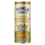 Franklin & Sons Hedgerow Elderflower Lemonade Cans 250ml (12 Pack)