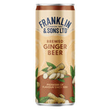 Franklin & Sons Brewed Ginger Beer Cans 250ml (12 Pack)
