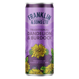 Franklin & Sons Traditional Dandelion & Burdock Cans 250ml (12 Pack)