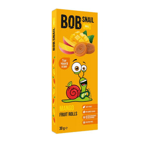 Bob Snail Fruit Roll Mango 30g (24 Pack)