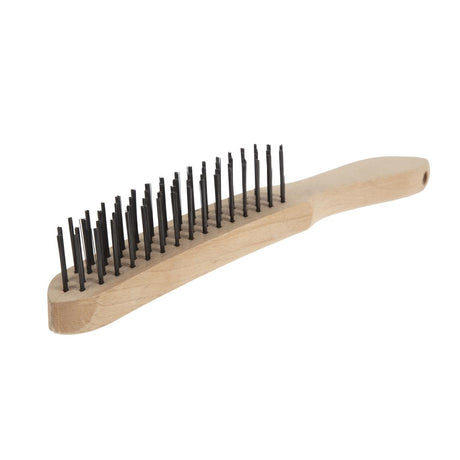 JF947 Faithfull Heavy Duty Wire Grill Brush 4 Row