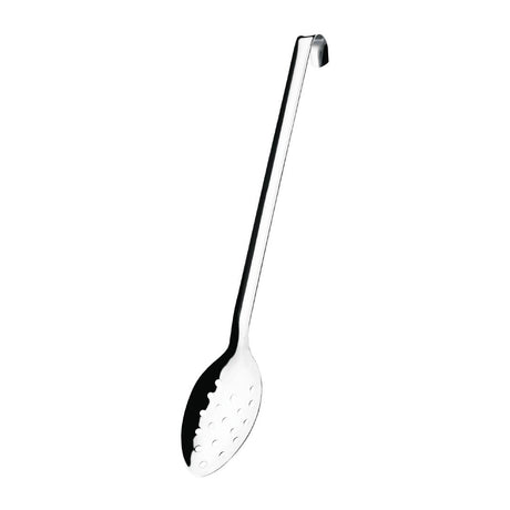 L672 Vogue Long Perforated Spoon with Hook 16"
