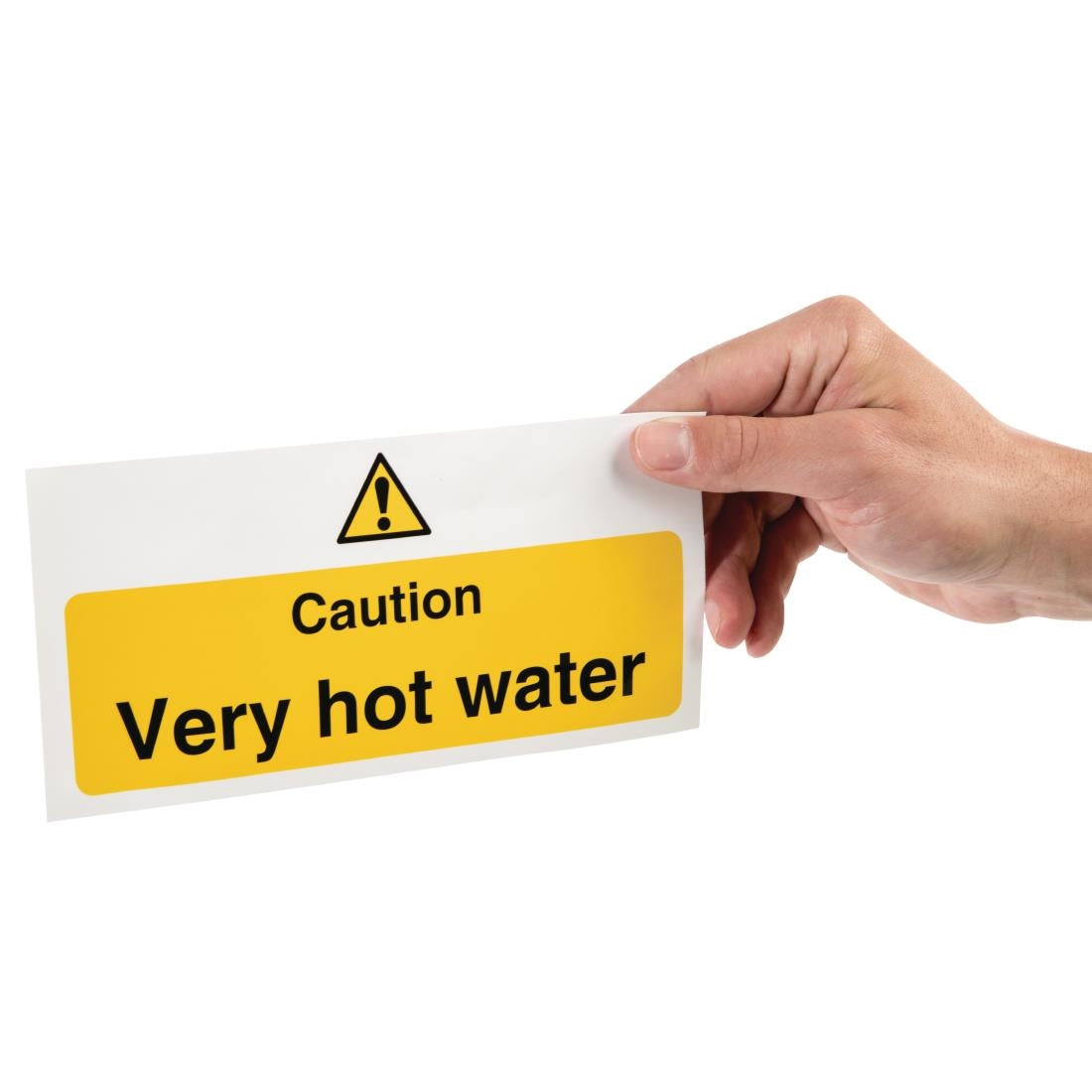 L849 Vogue Caution Very Hot Water Sign