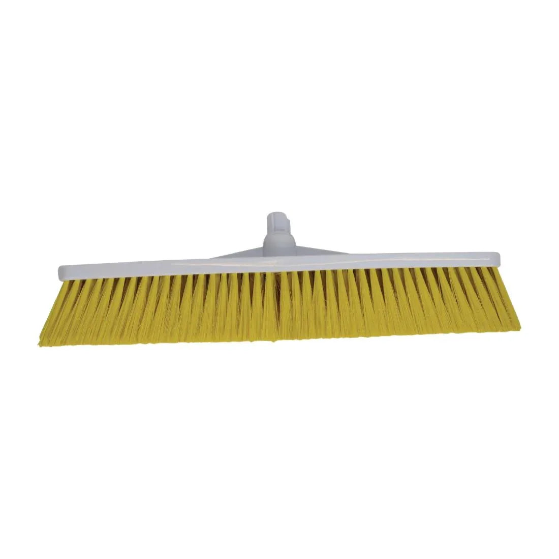 L875 SYR Hygiene Broom Head Stiff Bristle Yellow