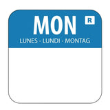 L931 Hygiplas Removable Colour Coded Food Labels Monday (Pack of 1000) - JD Catering Equipment Solutions Ltd