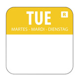 L932 Hygiplas Removable Colour Coded Food Labels Tuesday (Pack of 1000) - JD Catering Equipment Solutions Ltd