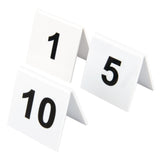 L981 Plastic Table Numbers 1-10