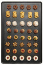 Lainox ATF64 perforated non-stick baking tray shown with pastries
