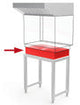 Lainox NNR061 - manufacturer installation frame illustration with oven for context