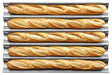 Lainox T42 baguette pan shown with bread