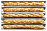 Lainox T42 baguette pan shown with bread