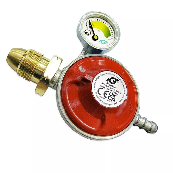 Lifestyle 37mm propane regulator c/w manometer | A300IM021